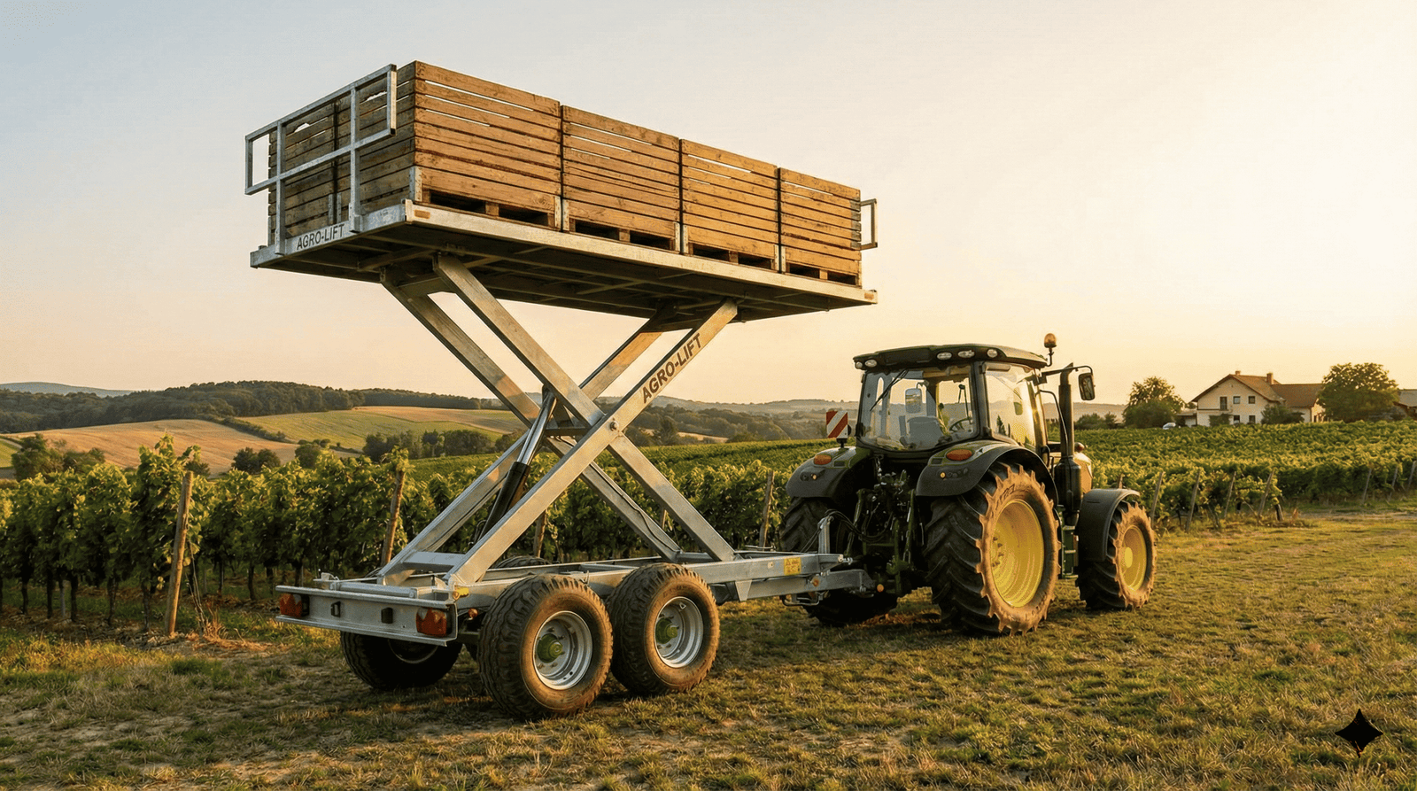 ESTO ES UN REMOLQUE DE UN TRACTOR